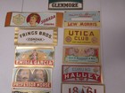 12 old Antique Cigar  Labels Vintage Lot figural ephemera Beautiful Colors nice 