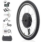 26in Front Wheel 48v 1000w Electric Bicycle Ebike Conversion Kit Hub Motor Lcd