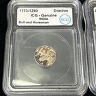 Sasa 3 Different Icg Graded Genuine Roman And Greek Bronze Ae India Silver