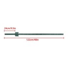 20 Pack 4 Feet Metal Fence U Post For Fencing Green Fence Posts For Garden Yard