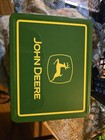 John Deere Licensed Turtle Trouble Green Lunch Box Tin 2002 - Agriculture Theme