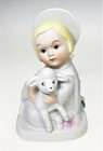 5 5    Angel   Lamb Night Light Nite Lite Soft Light Porcelain Bisque