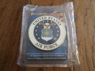 U s Air Force Metal Medallion Enamel Shadow Box Presentation Emblem Plaque 4 X 4