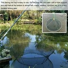 Foldable Fishing Landing Net Fish Catcher Network Crab Shrimp Mesh Trap For Kids