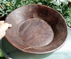 Colonial   Native American Indian   Lg Primitive Antique Hand Carved Wooden Bowl