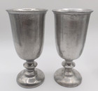 Vintage Wilton Armetale Rwp Plough Tavern 7 1 4    T Wine Water Goblets  6 