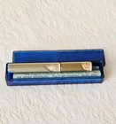 Vintage Emboss-o-write 5 Pc Gold And Silver Dust Compact Embossing Kit Orig Box