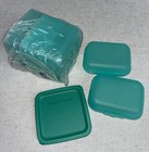 Tupperware Green Blue Containers Lot 6 Pc  Some New