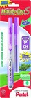New Pentel Handy-line S Retractable Violet Chisel Tip Highlighter   Refill