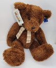 Applause Teddy Bear Plush Animal Junction Bow Russ Berrie Stuffed Animal 14  New