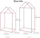25  Kids Closet Dress Up Clothing Rack Hanging Costume Organizer Premium Quality