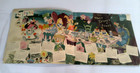 1950 -1951 Walt Disney Seasons Greetings Card Calendar Alice Wonderland Mickey