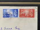 1948 Jersey Liberation Fdc Illustrated Map Cachet Channel Islands To Canada