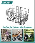 Gotrax Electric Bike Rear Basket Black