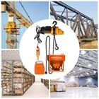 1100lbs 0 5ton Electric Chain Hoist Winch W 13ft 20mn2 Chain 110v Remote Control
