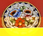 Vintage Italian Micro Mosaic Trinket Pill Box  read 