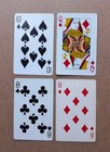 4 X Vintage Swap Playing Cards Chesapeake And Ohio Railway Trains Railroad Cat