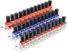 1 Pcs 3-tiered Clear Acrylic Nail Polish Organizer Display Rack Holds 36 Bottles