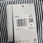 Nike Golf Chino Pants Men s 34x34  Striped Blue Striped Seersucker Upf 40 New