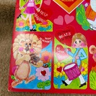 Vtg Fuld   Co  1960 s Valentine Card Playbook 175 Pieces New Unpunched Complete