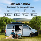 Bluetti Ac2a 300w 204wh Portable Power Station Solar Generator For Trip Renew