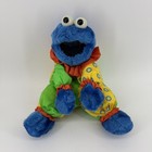 Applause Sesame Street Cookie Monster Parachute Clown 9  Plush Stuffed Doll 1986