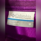 Columbia Purple Striped Fleece-lined 1 2 Zip-up Sweater    Women   s Jacket Size M