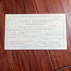 Tombstone  Az City Merchant License Just Steps From The  O k  Corral   1881