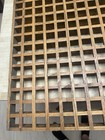 Antique Wood  Slat Grid Floor Air Return Grate  30 1 8 X 24