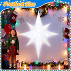 6ft Christmas Inflatable Bethlehem Star Outdoor Decorations Giant Blow Up Hangin