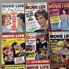Lot Of 12 Vintage 1960s Movie Life Magazines     Elvis  Liz Taylor  Sophia Loren