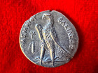 Ptolemy I Silver Tetradrachm 305   282 Bc Greek Coin   Eagle Zeus Egypt Rare