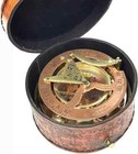 2 5  Antique Vintage Navigational Poem Compass Stanley London Brass Compass Gift