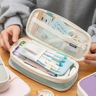 Large Capacity Pencil Pouch Zipper Pen Bag School Stationery Organizer Case