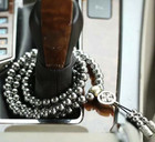 108 Buddha Beads Necklace Buddhist Prayer Beads Mala Stainless Steel Fashion