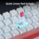 60  Mechanical Gaming Keyboard Red Switch Wired Mini Pc Gamers Whiteice Blue