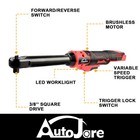3 8  Cordless Ratchet Wrench Extended For Milwaukee 18v Battery 65 Ft-lbs