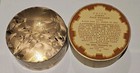 Vtg 1930s Zanol Faith Avery Unused Sealed Face Powder Makeup Art Deco Metal Box 