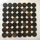 Huge Lot Of Canadian Large Cents 1859-1920 Victoria Edward Vii George V