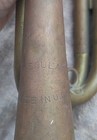 Antique 17  Us Regulation Brass Bugle Made In Usa - Military Relic - As Is Parts