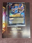 2026 Disney Lorcana Festival Of The Arts Rapunz Stitch Donald Promo Cards   Book