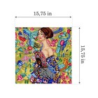 Orchidea Needlepoint Canvas For Halfstitch Without Yarn After Gustav Klimt -    