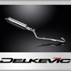Delkevic Complete Exhaust With 14  Oval Stainless Steel Muffler For Klx300
