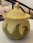 Shawnee Usa Yellow Corn Ware Covered Sugar Bowl  78 Mid Century