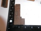 Small Vintage Wood Metal Letterpress Print Block Stamp Leaves On Vine
