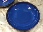 Large Pasta Bowls Denby Imperial Blue  Set Of 2 Made In England  9 Inch New 