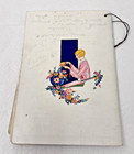1927 Dennison How To Make Crepe Paper Flowers Booklet W Extra Sheets Of Patterns
