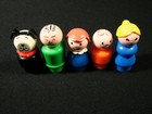 Excellent Vintage Fisher Price Little People Play Family 6 Piece Mini Bus Van