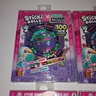 Lot Of 4 New Sticki Rolls Series 2  Set 4 Colors Sticker Wearable Bracelets 