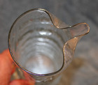 Vtg Draping Iridescent Empire Martini Pitcher Set W  2 Glasses